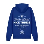 Sweat à capuche bleu royal – Héritage new yorkais