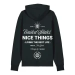 Sweat à capuche noir – Héritage new yorkais