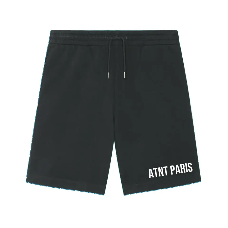 Logo 'Atnt Paris' Classic Shorts Black
