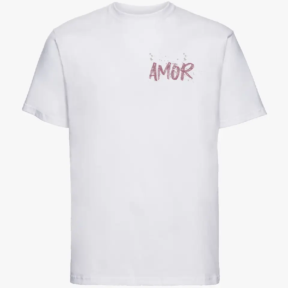 amor t shirt blanc unisexe (1)