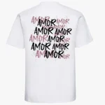 amor t shirt blanc unisexe (2)