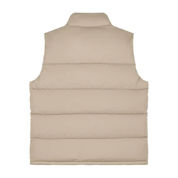 doudoune oversize beige sans manches arc de triomphe (1)