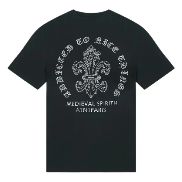t shirt unisexe medieval spirith strass (1)