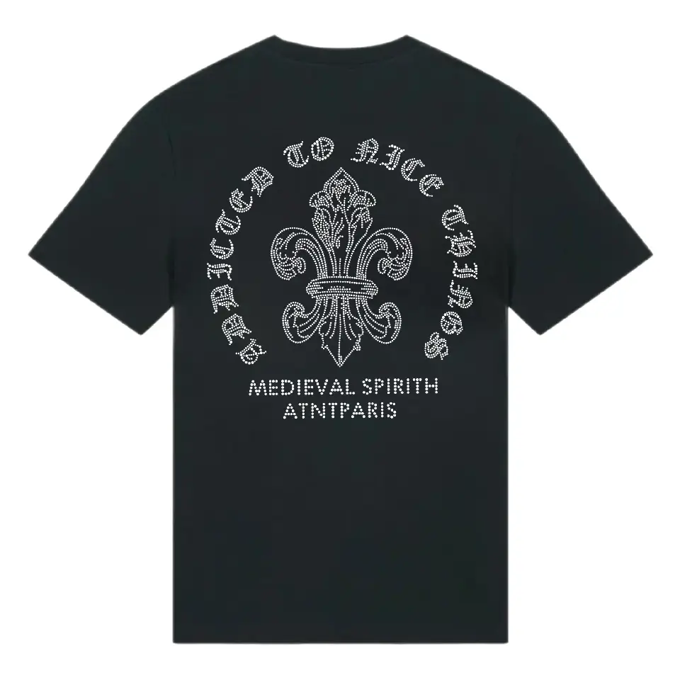t shirt unisexe medieval spirith strass (1)
