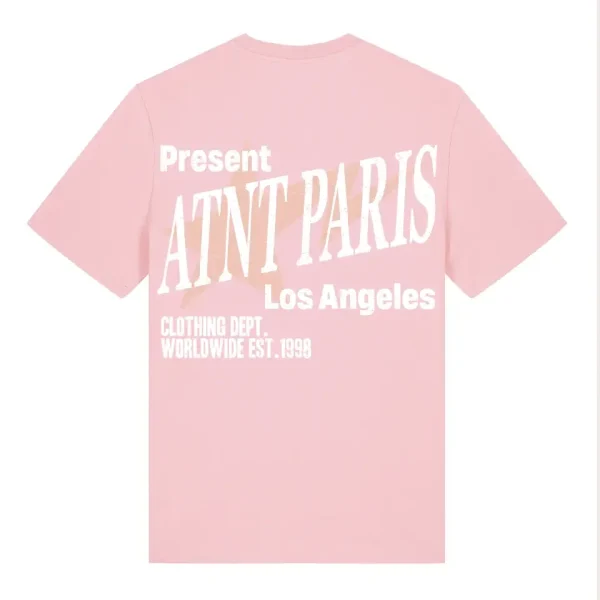 t shirt unisexe pink dept los angeles (2)