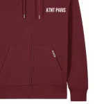 Burgundy Zip Up Sweatshirt – Essentials (1)