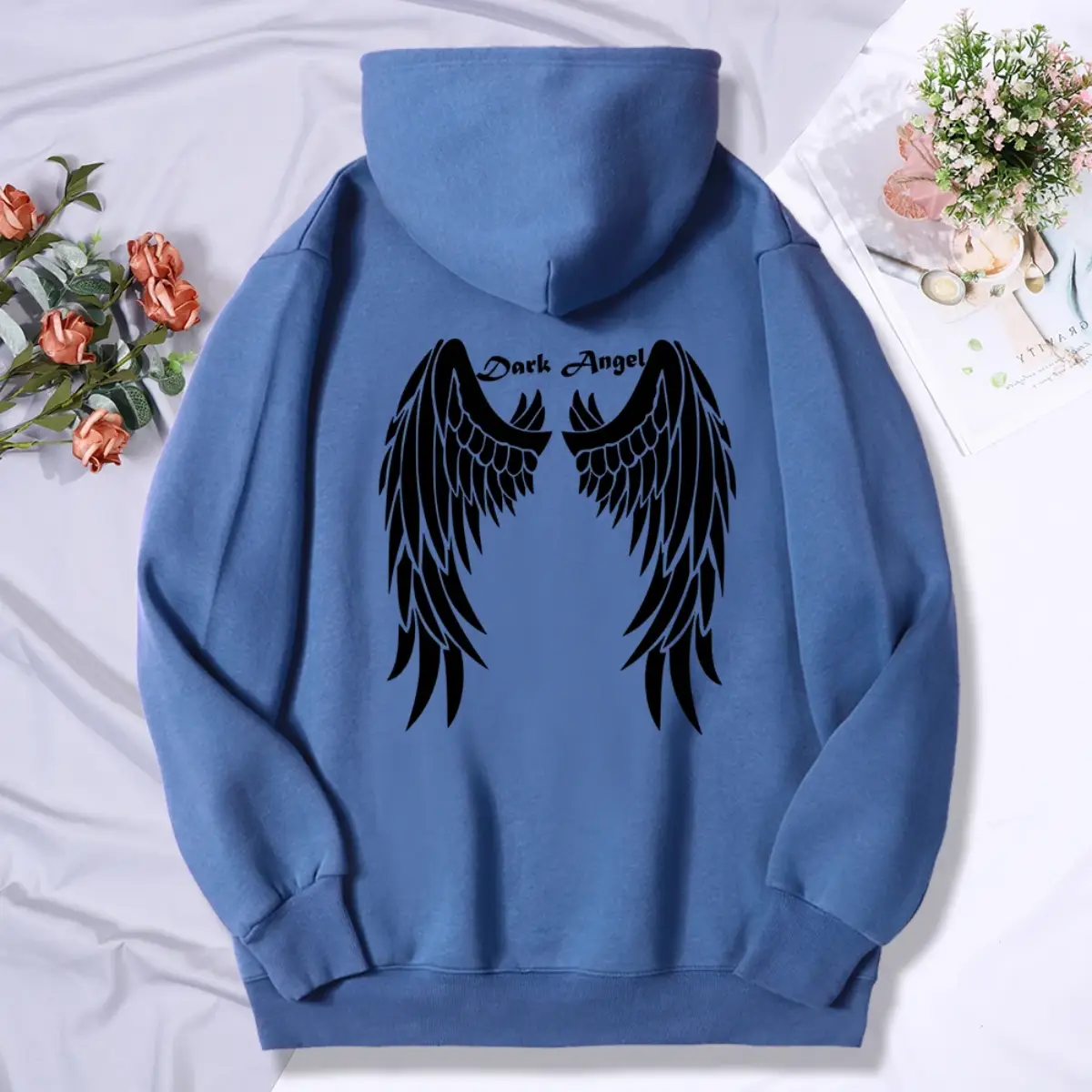 Sweat Atnt Paris Sweat à Capuche Avec Ailes D'Ange Dans Le Dos