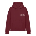 Sweat à capuche oversize bordeaux NYC Heritage (1)