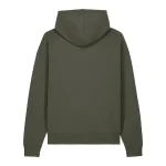 Sweat à capuche oversize kaki signature (1)